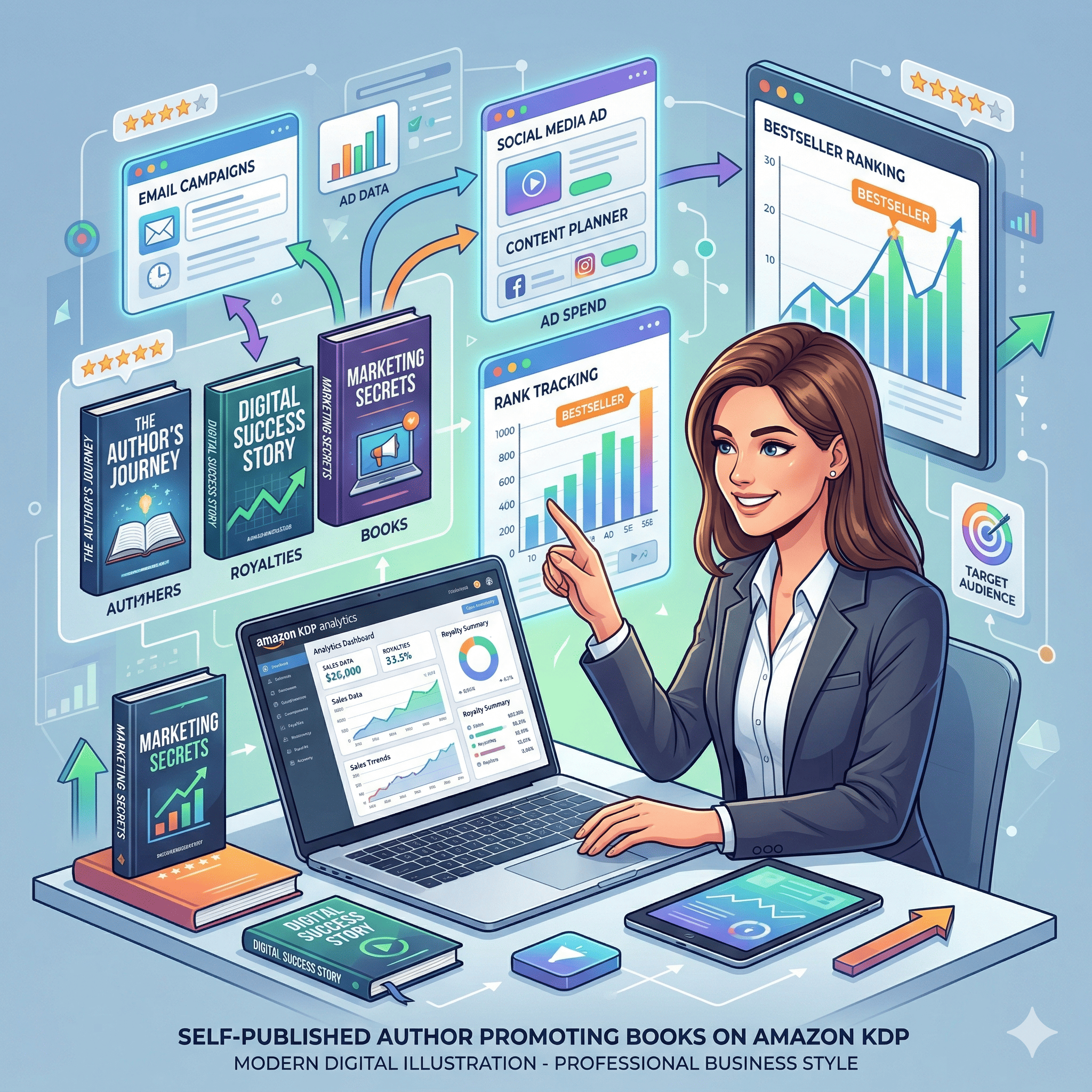 Amazon self-publishing dashboard