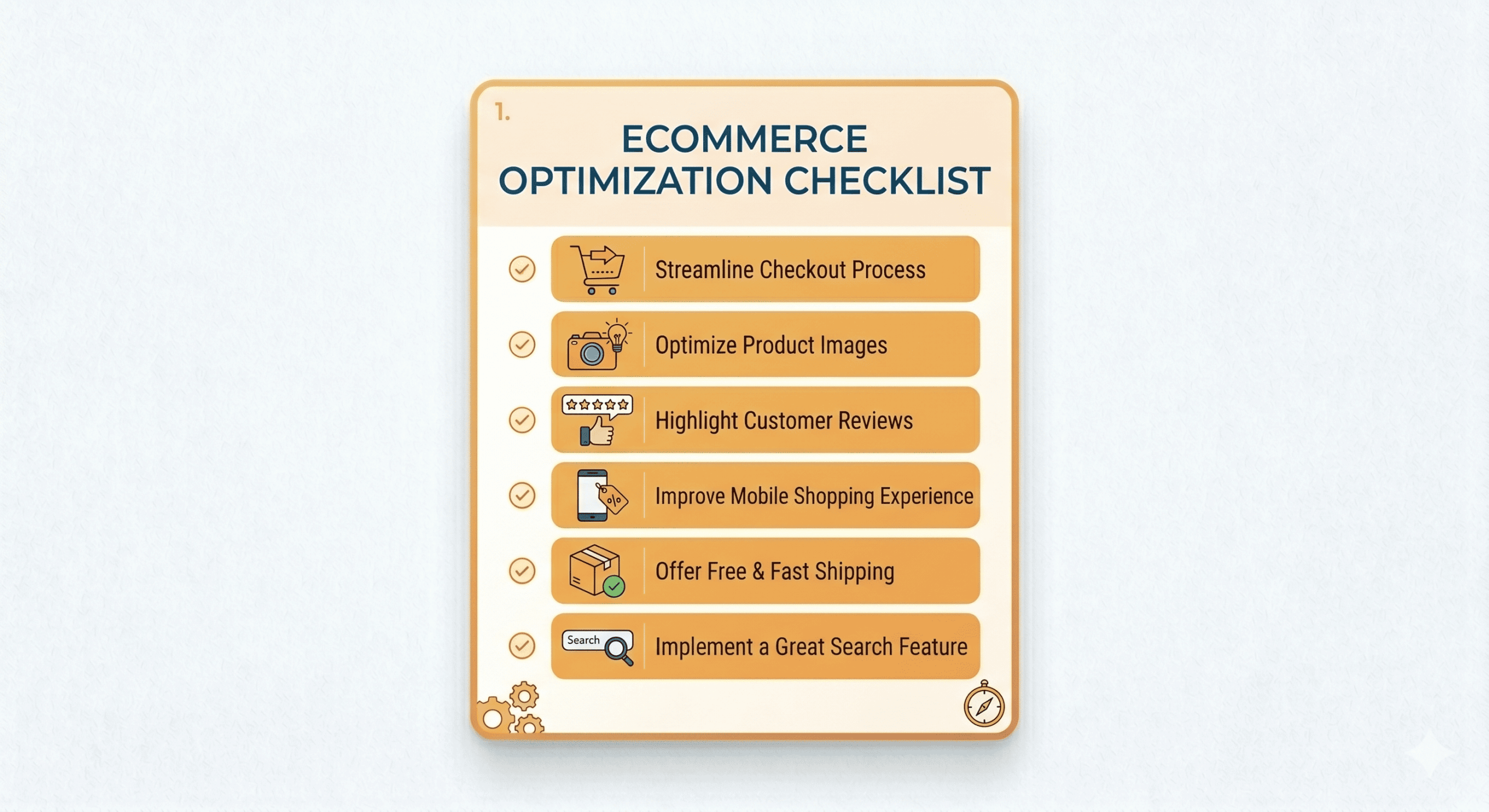 Ecommerce Optimization Checklist