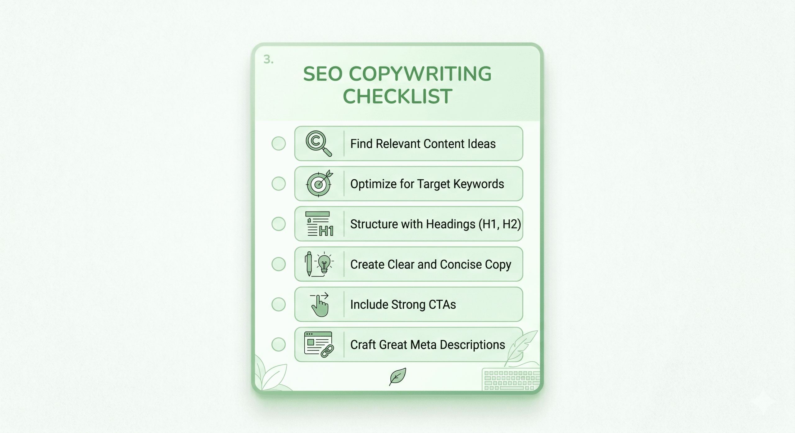 SEO Copywriting Checklist