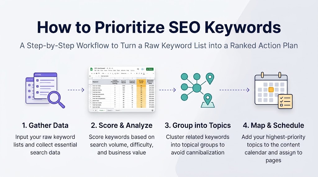 How to Prioritize SEO Keywords: A Practical Scoring Method